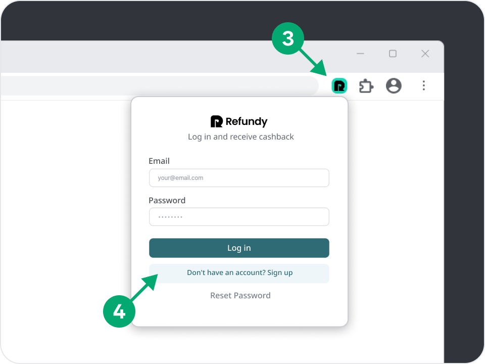 Refundy Sign Up Guide
