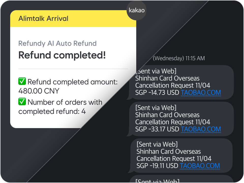 Discount Refund Complete